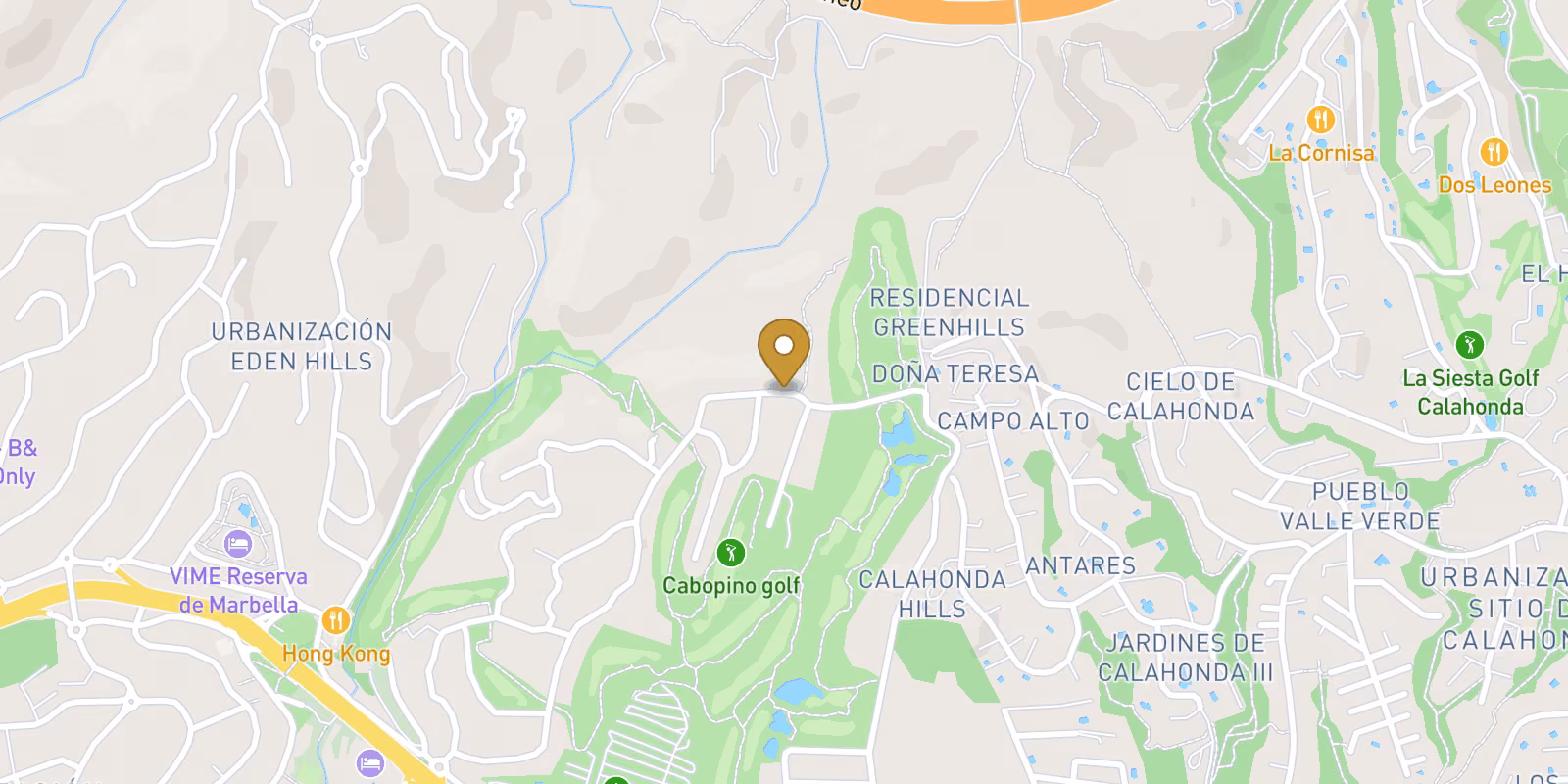 Map — Ground-floor apartment in Cabopino Golf, Marbella