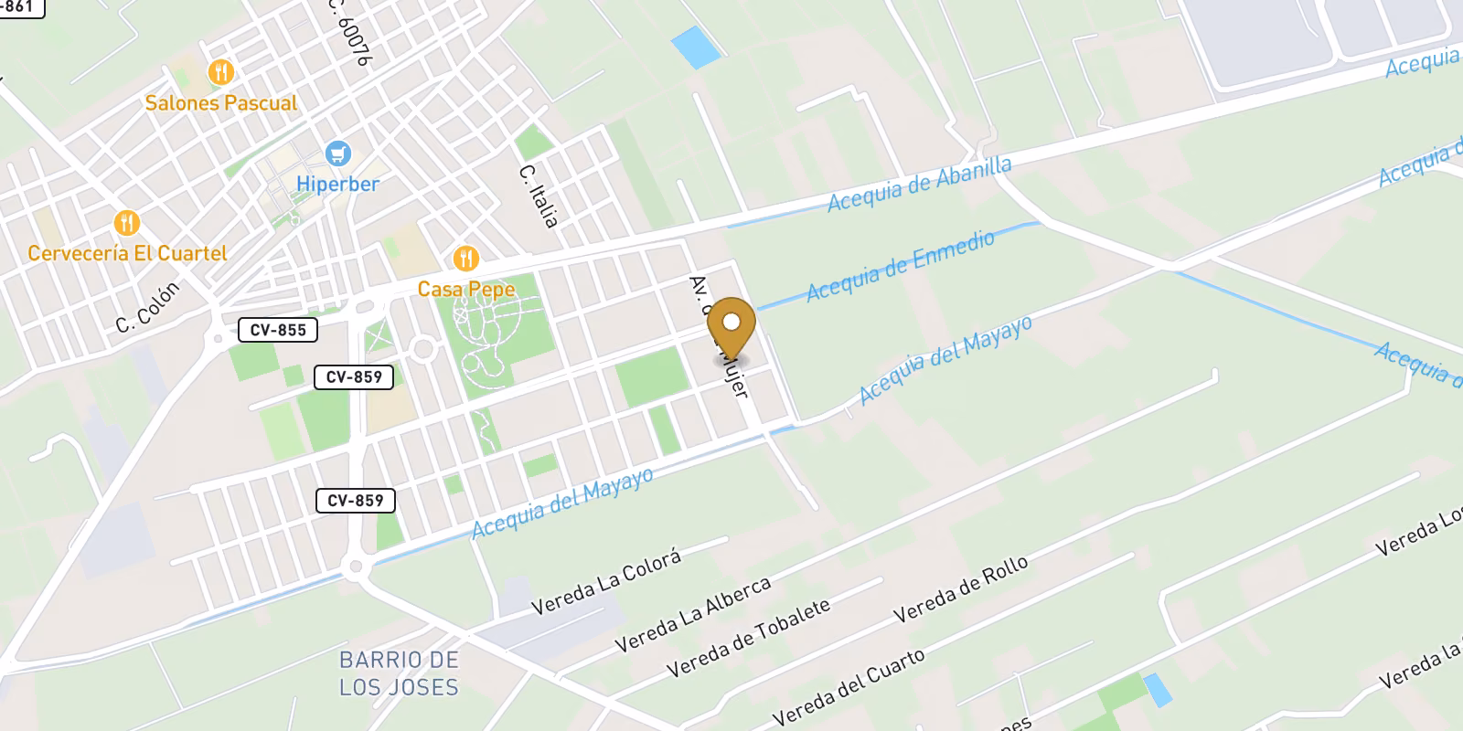 Map — Urbanizacion semi-detached home in Dolores