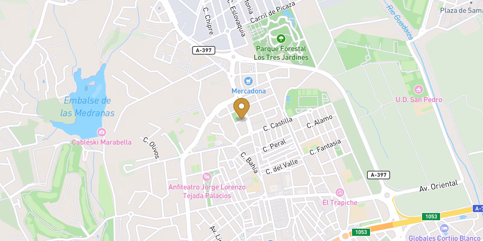 Map — Pueblo apartments in San Pedro De Alcantara