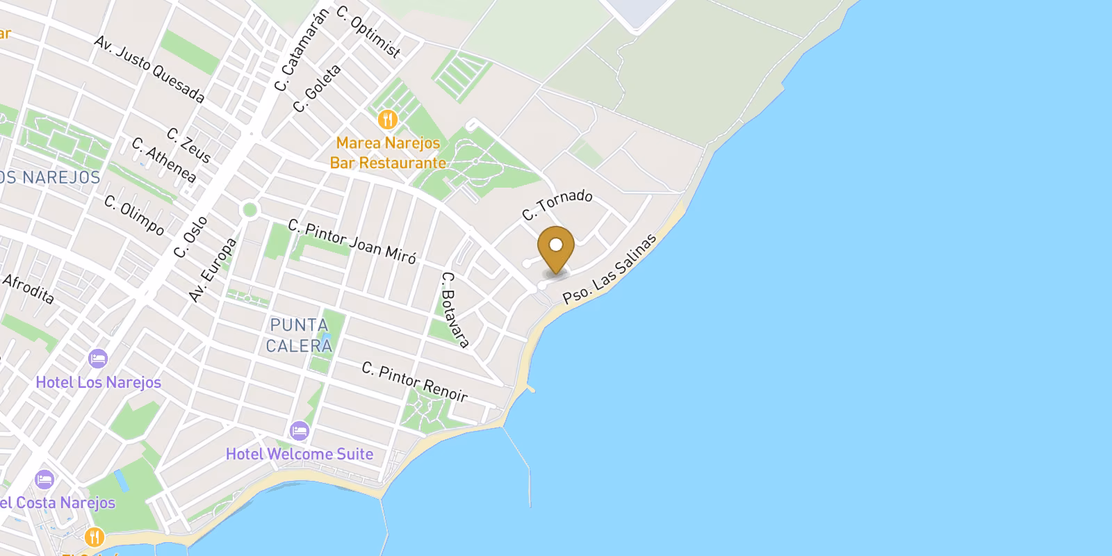Map — Nueva Ribera villa in Los Alcazares with live pricing