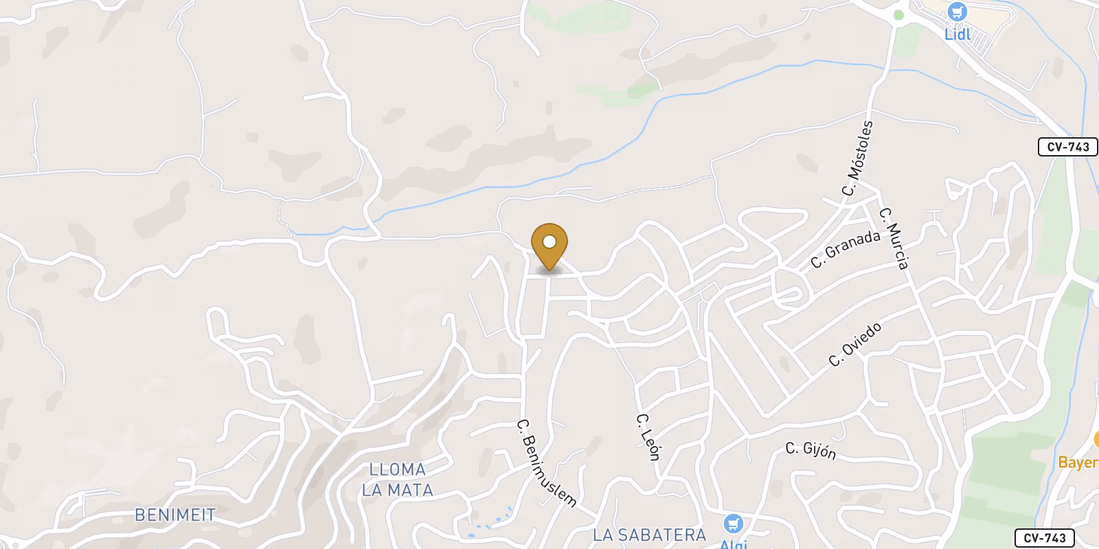 Mapa — Villa de lujo de nueva construcción en Moraira - A sólo 3 km del mar