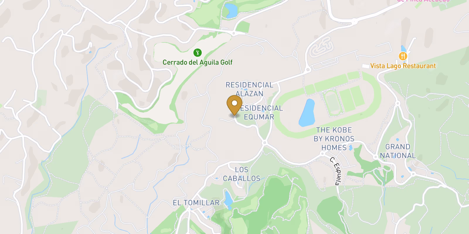 Map — Ground-floor homes in Hipódromo Costa del Sol