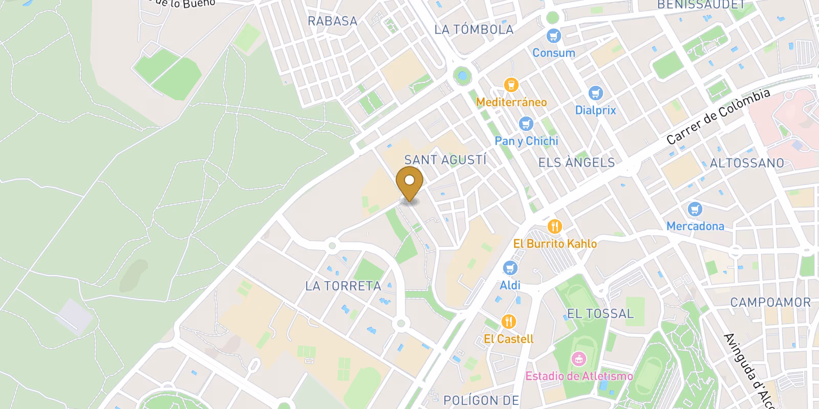 Map — San Agustin-PAU 2 penthouses with Q4 2026 delivery