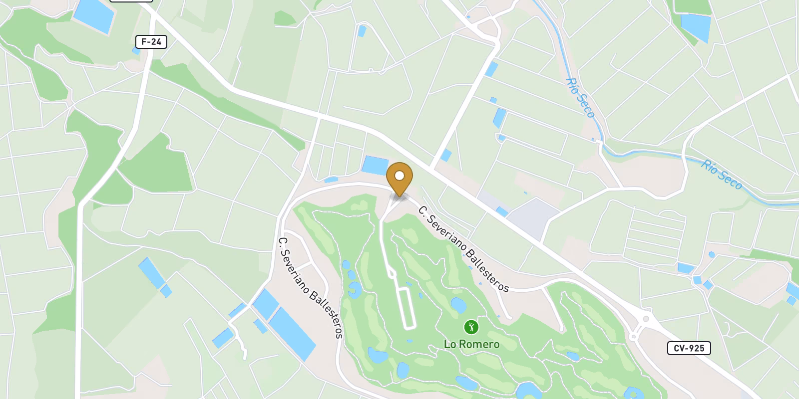 Map — Lo Romero Golf villa in Pilar de La Horadada