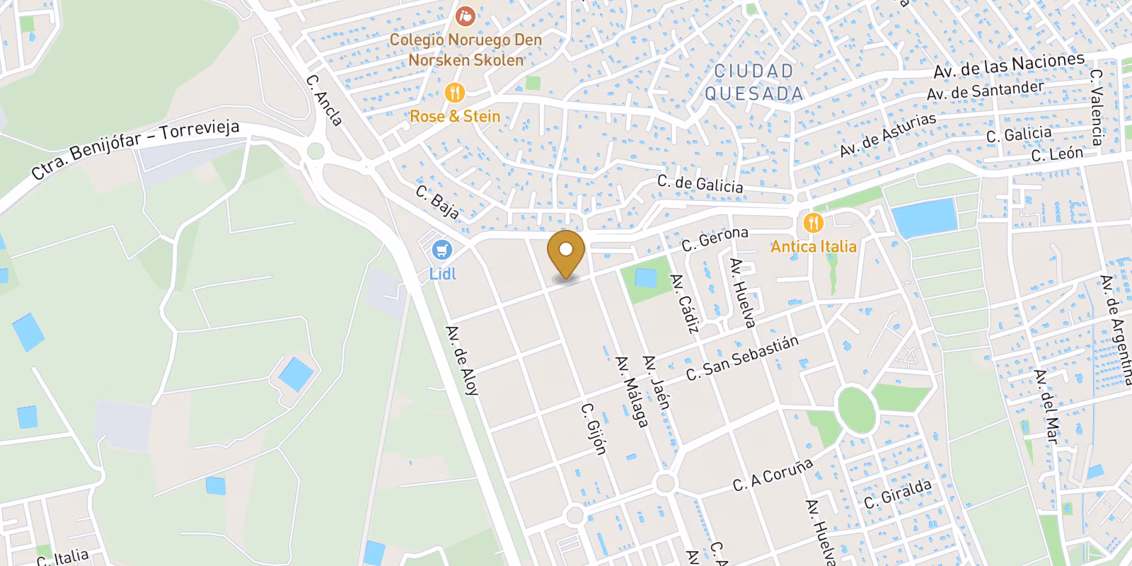 Map — Compact Lo Marabu villas in Ciudad Quesada