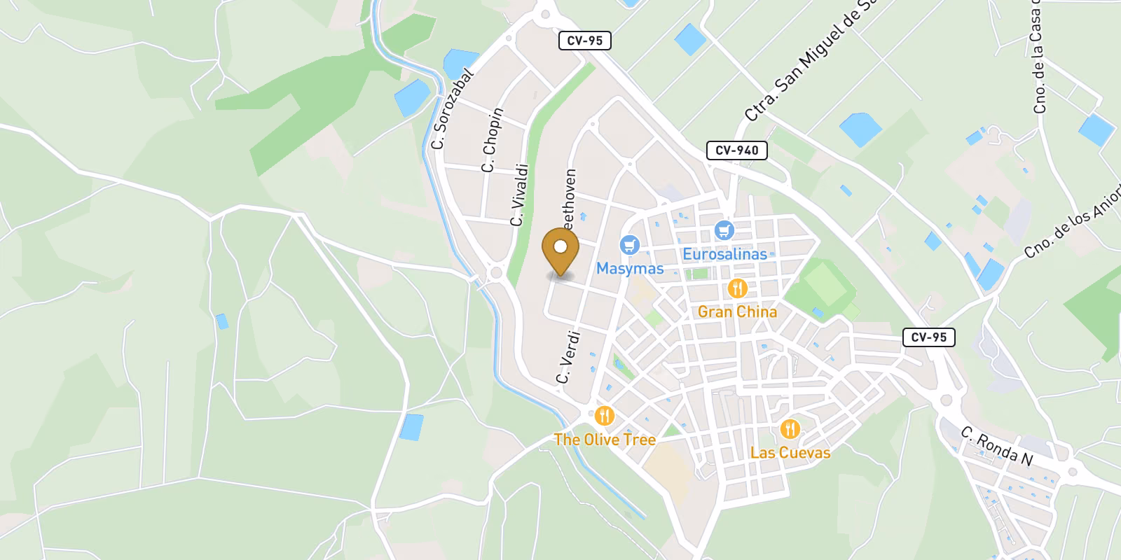 Map — Discover Modern Living at the New Residential Development in San Miguel de Salinas