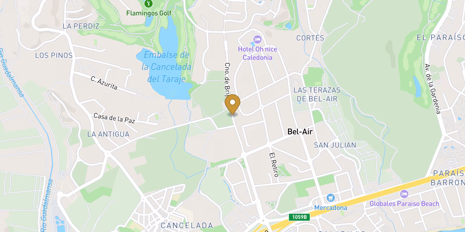 Mapa — Vivir de lujo en la nueva Milla de Oro - Apartamentos y áticos modernos cerca de Marbella