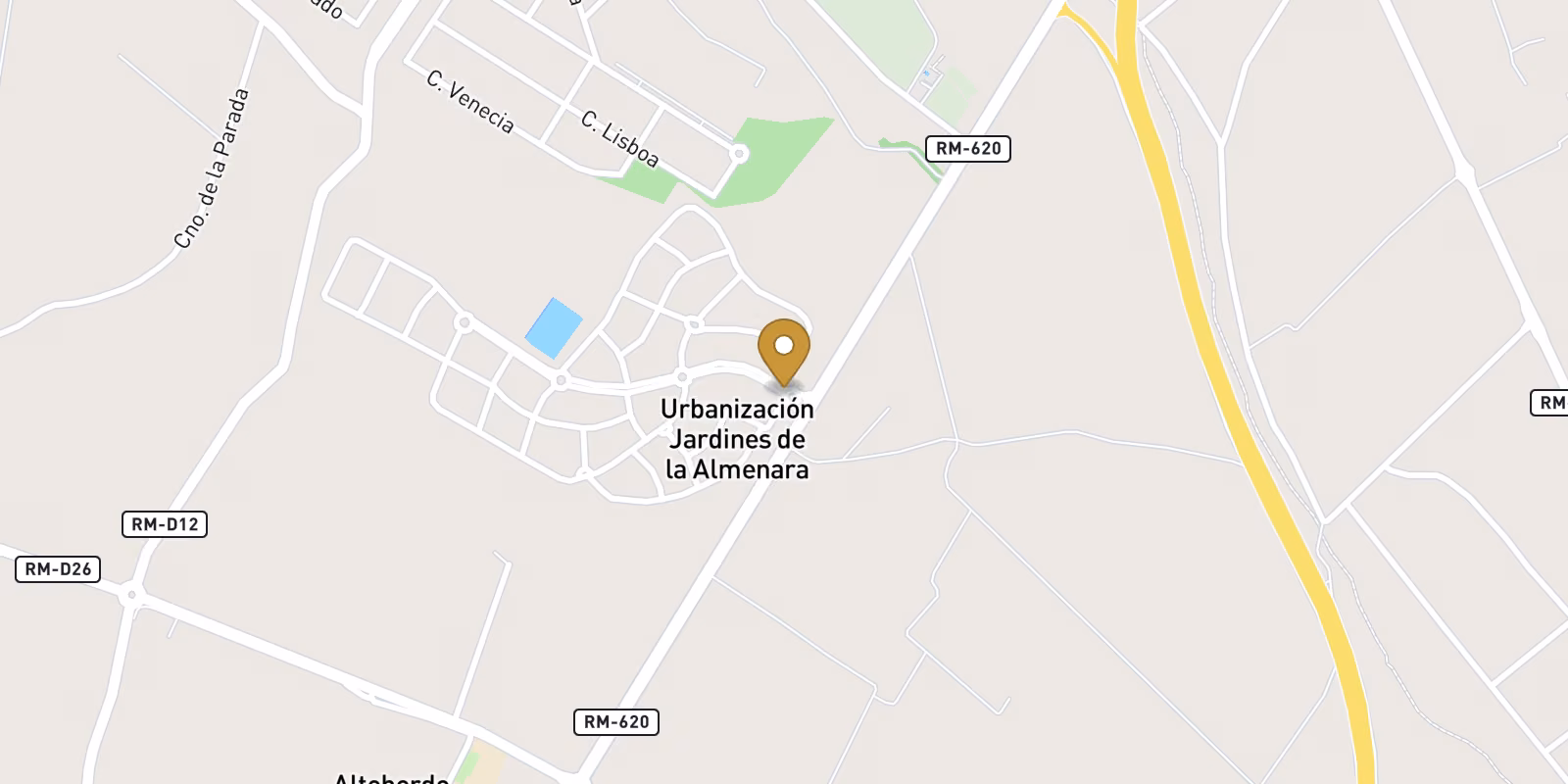 Map — Purias villas in Lorca with live price check