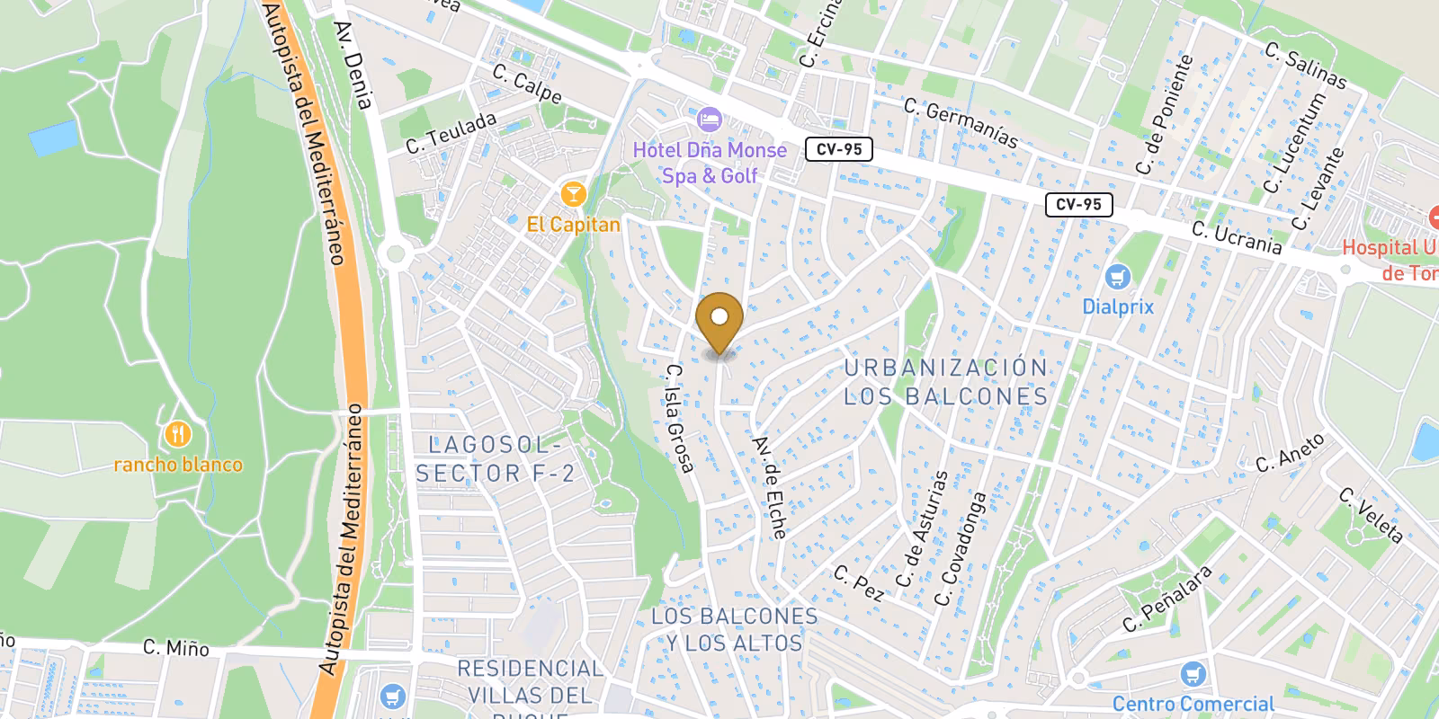 Map — Los Balcones villa in Torrevieja from EUR700,000