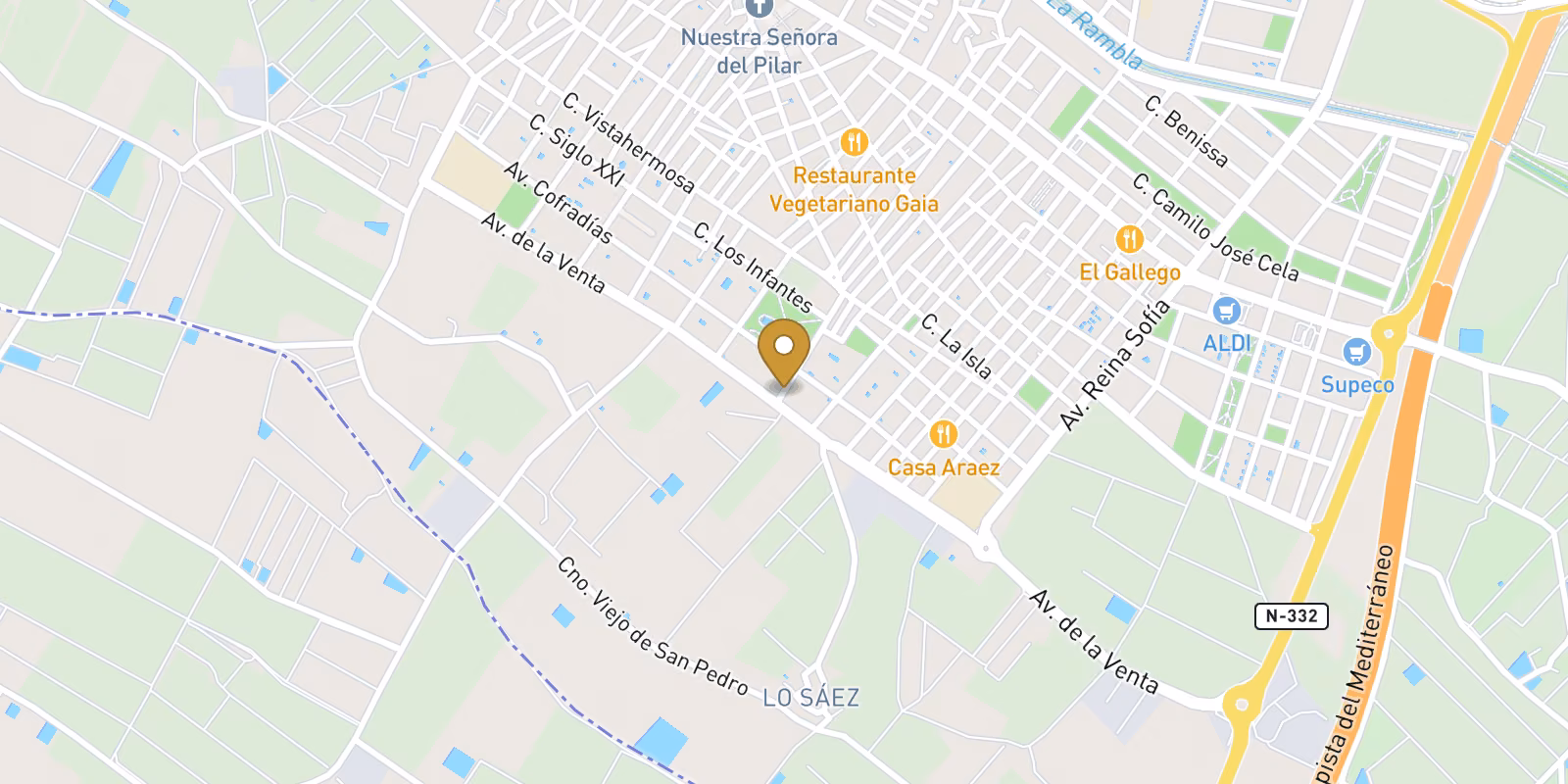 Map — Exclusive New Build Bungalows in Pilar de la Horadada - Unique Style and Privileged Location