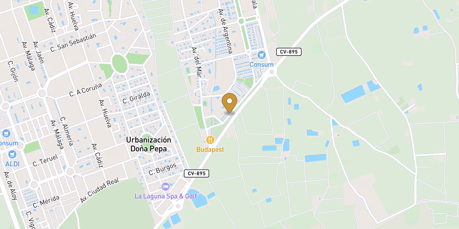 Map — Two 3-bed villas in Ciudad Quesada, Rojales