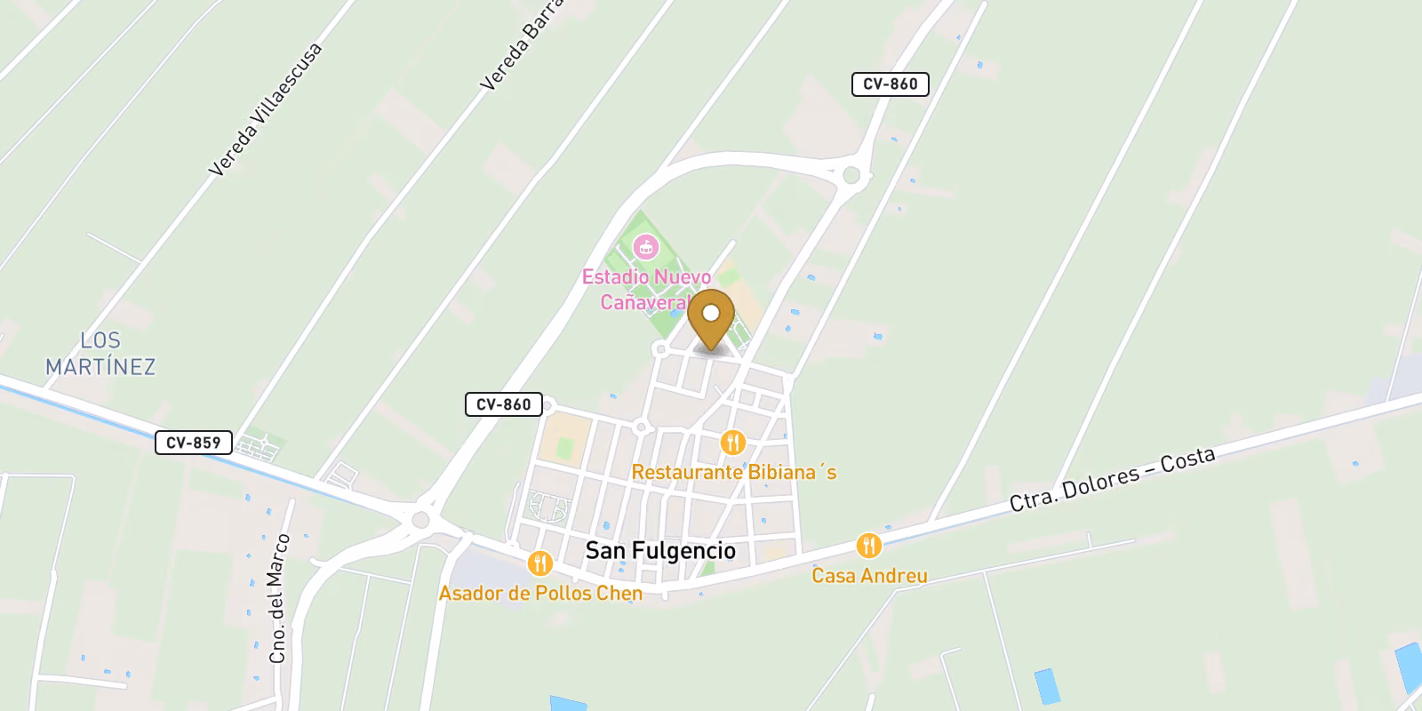 Map — New Build Residential Complex in San Fulgencio