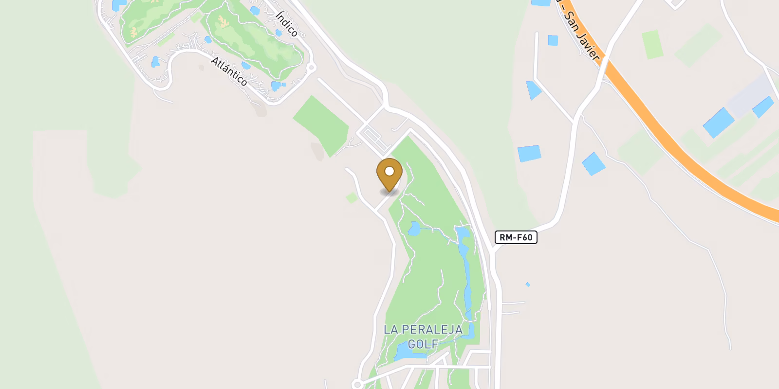 Map — Peraleja Golf villas in Sucina with live availability