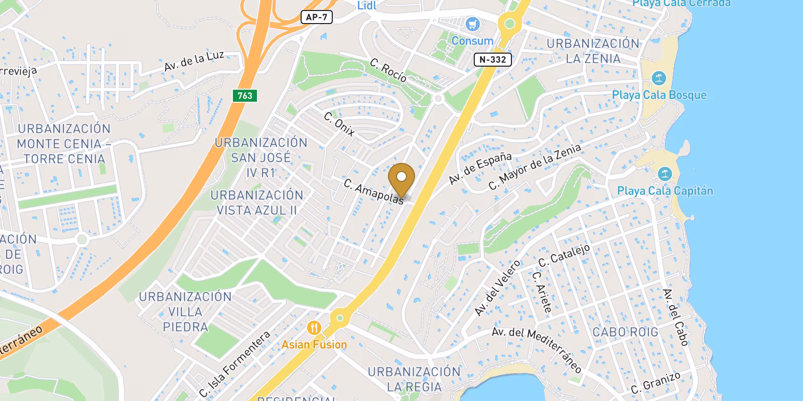 Mapa — Villa de lujo de nueva construcción en venta en La Zenia, Orihuela Costa