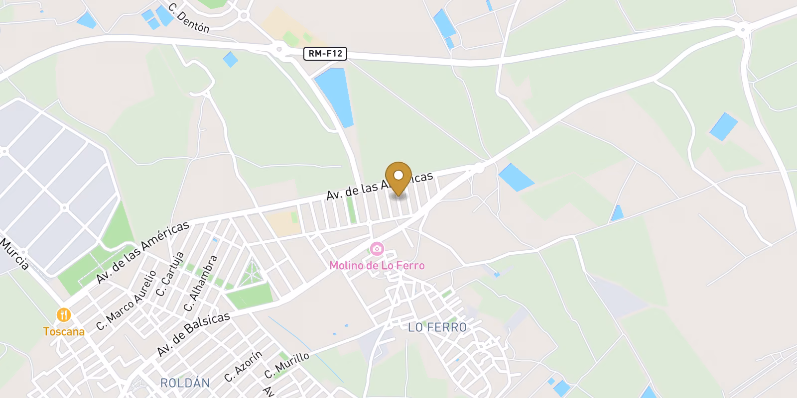 Map — Three-bath villa with private pool in Roldan, Torre Pacheco