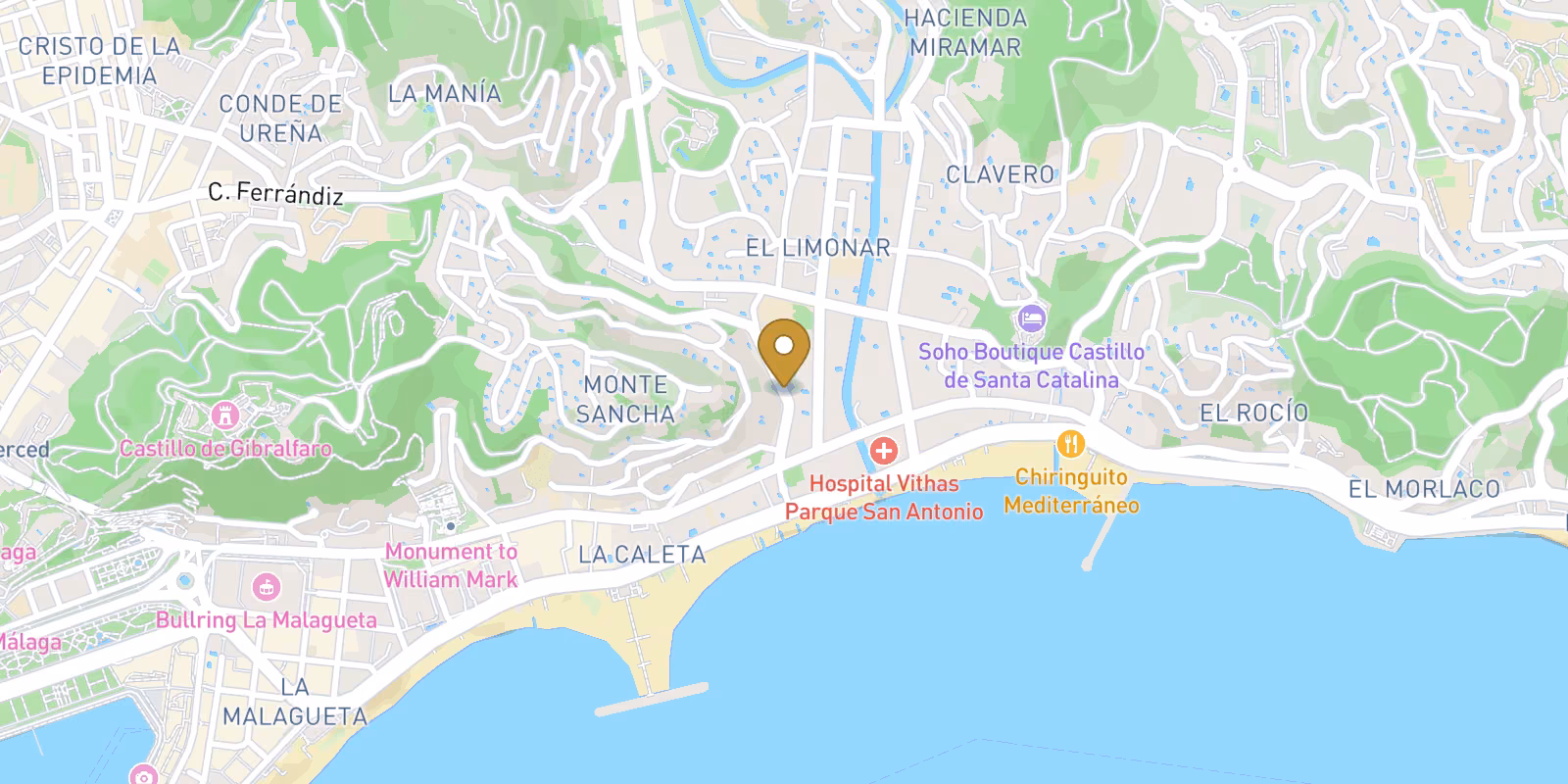 Mapa — Lujo Moderno en un Entorno Histórico: Viviendas Exclusivas en El Limonar, Málaga