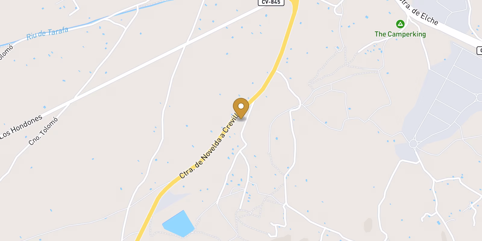 Map — Poligono 19 villas in Aspe with live pricing