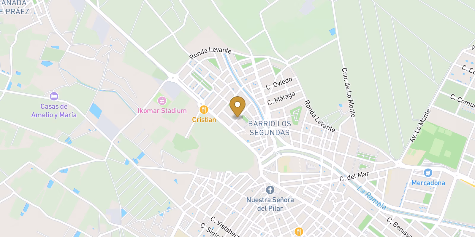 Carte — Maisons à Barrio los Segundas, Pilar de la Horadada
