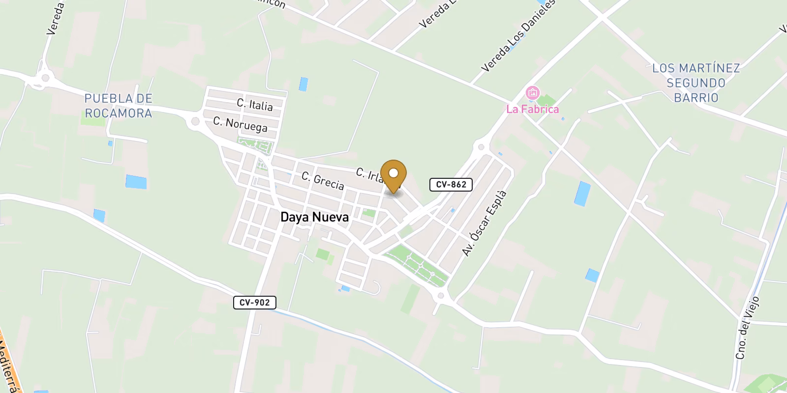 Mapa — Villa en Pueblo, Daya Nueva
