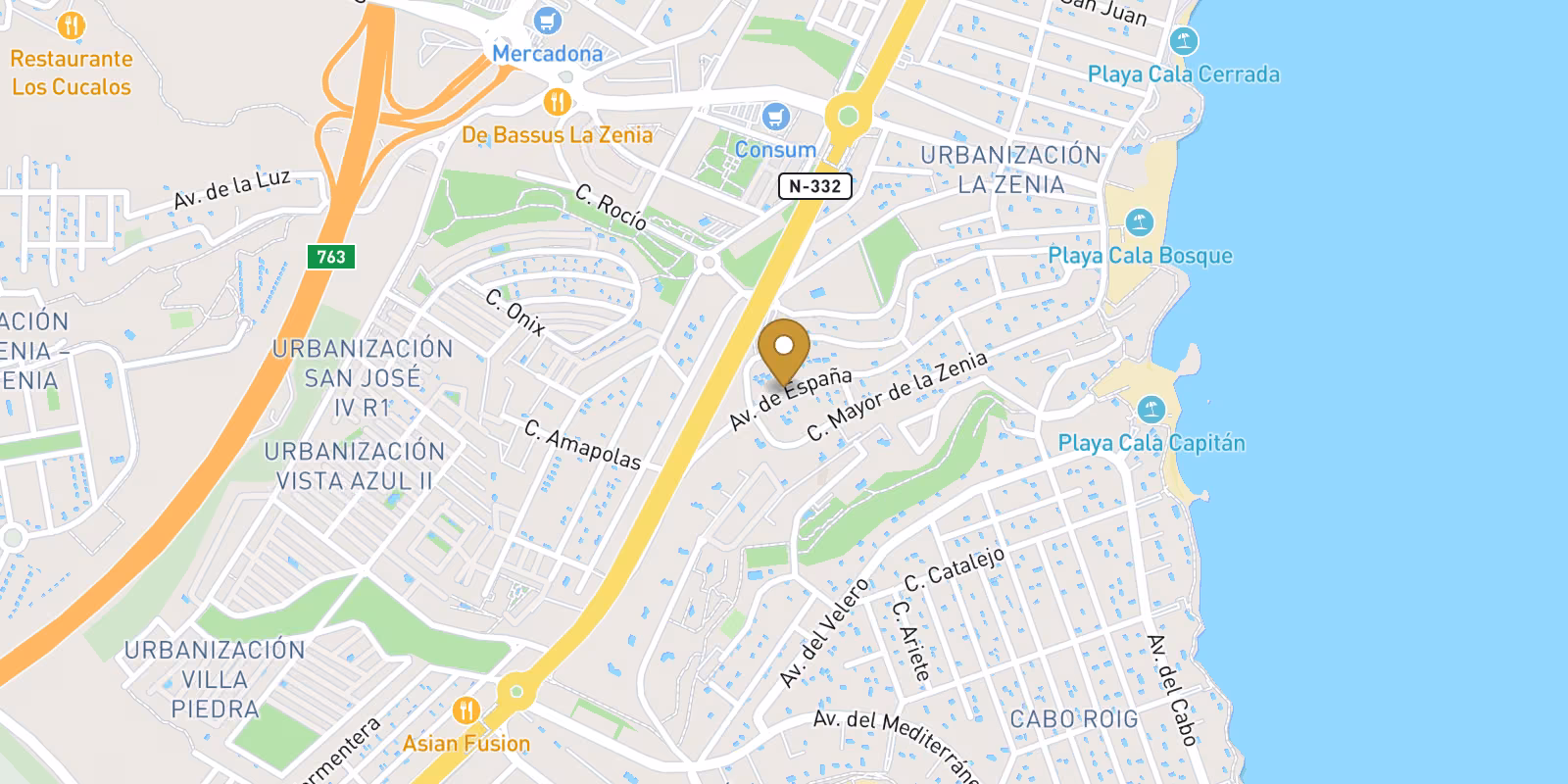 Mapa — Villa de lujo de nueva construcción en venta en La Zenia, Orihuela Costa