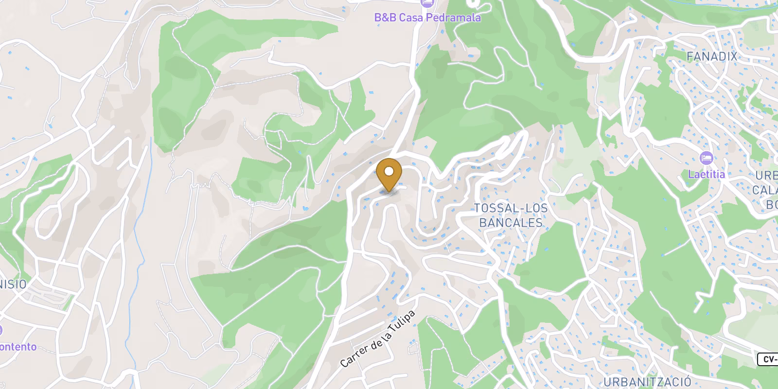 Mapa — Villa de lujo de nueva construcción con vistas panorámicas al mar en Raco de Galeno, Benissa Costa