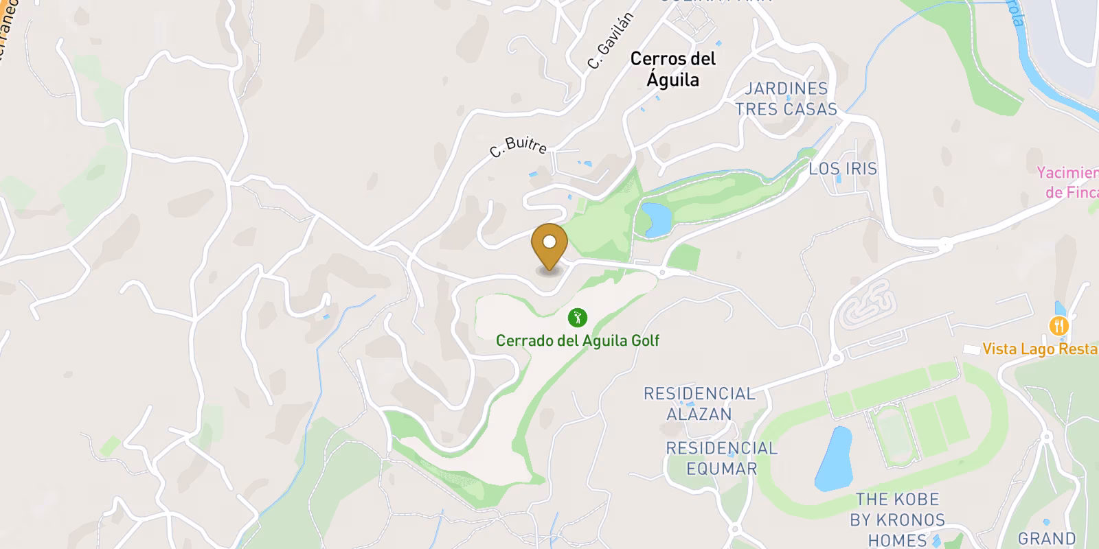 Map — Cerrado del Águila golf homes in Mijas