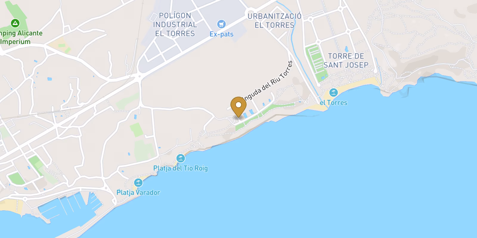 Map — La Tellerola apartments in Villajoyosa
