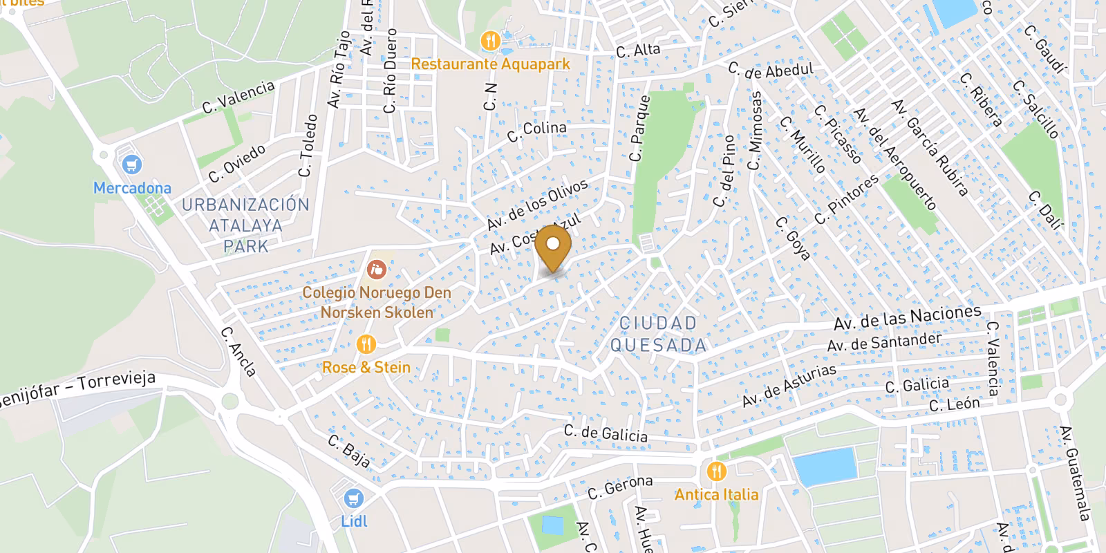 Map — Premium 3-bed villa in Ciudad Quesada