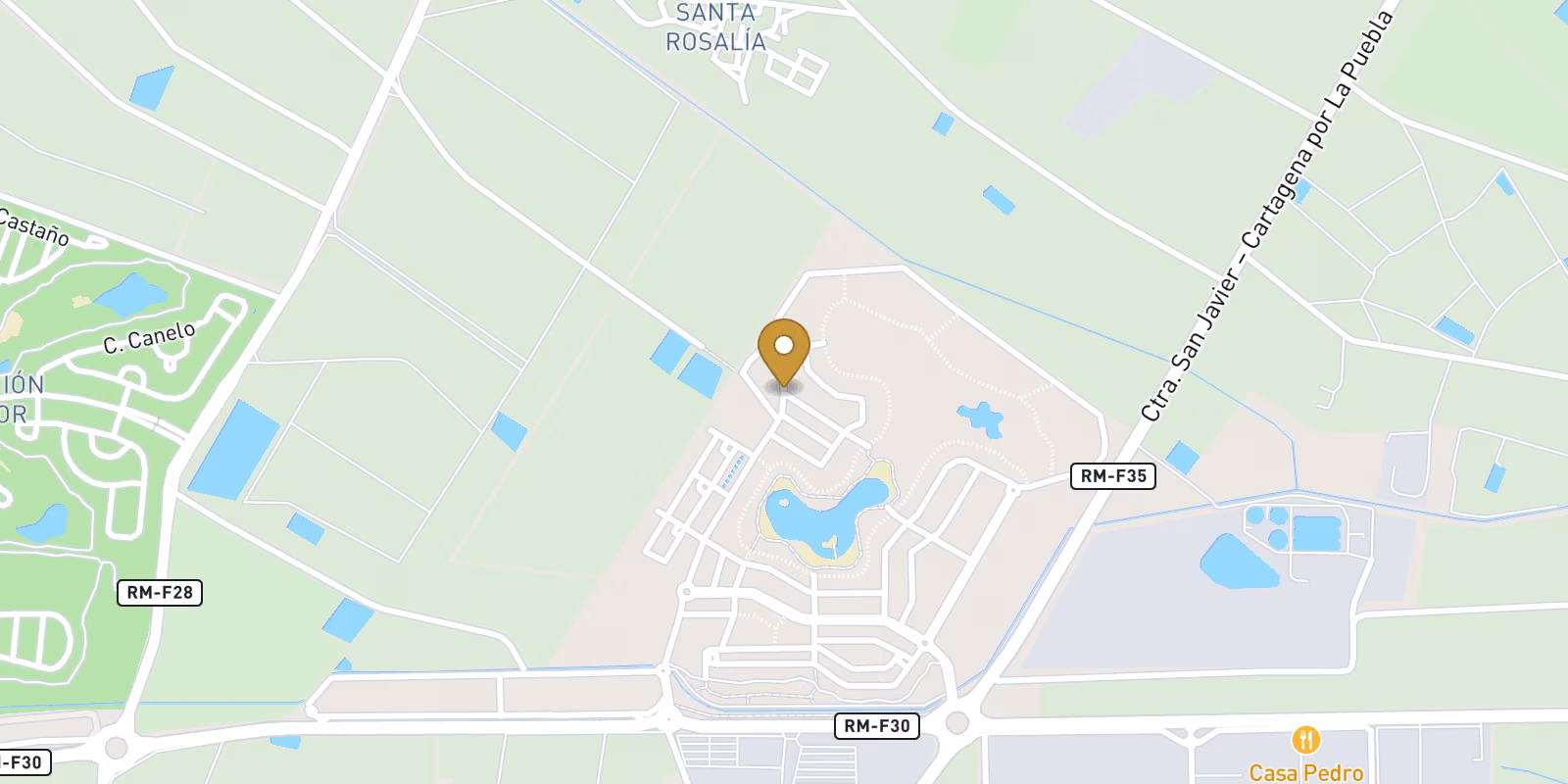 Map — Santa Rosalía 2-bed resort apartment in Torre Pacheco