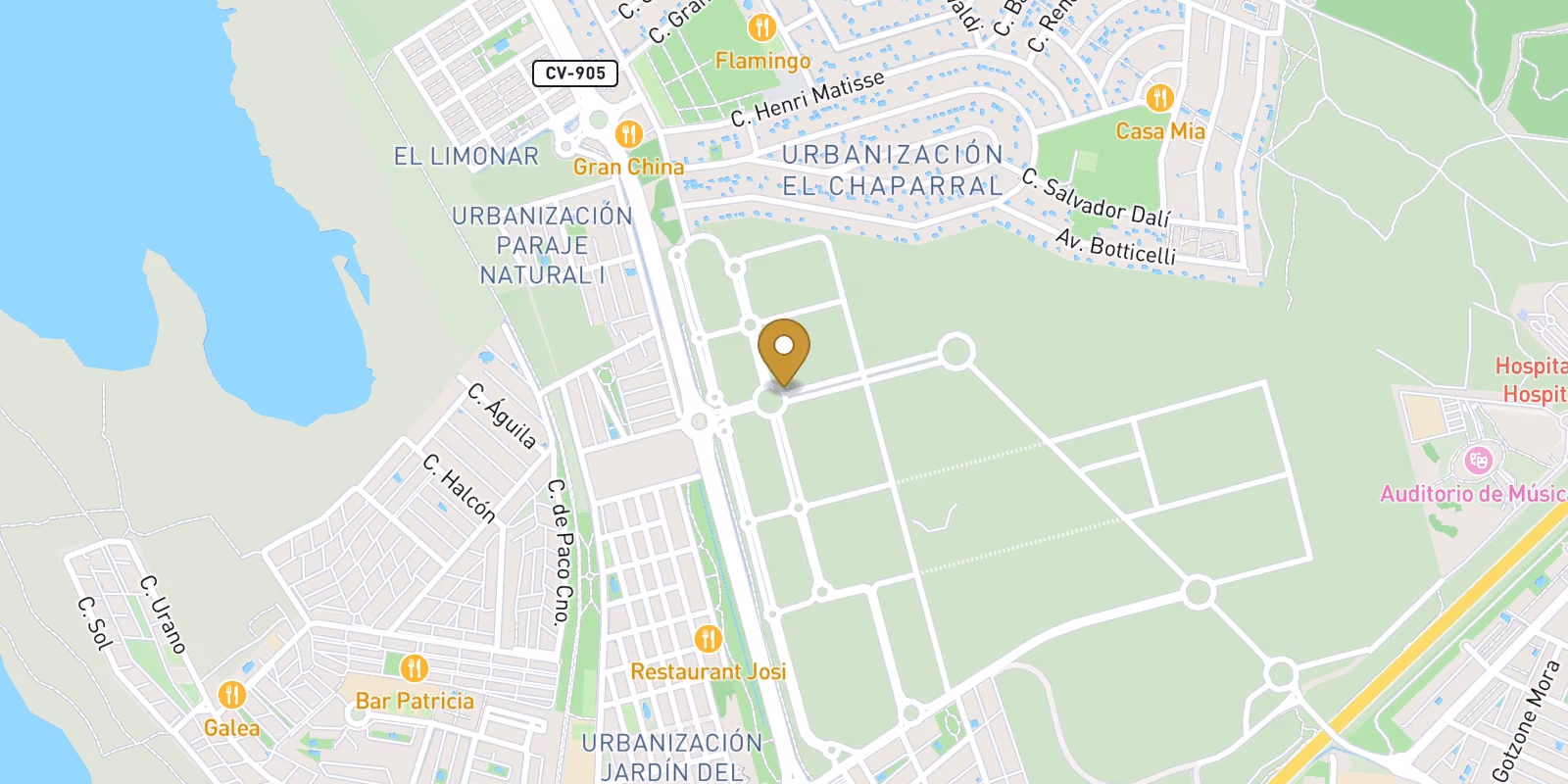 Map — La Siesta penthouse options in Torrevieja from EUR293,000