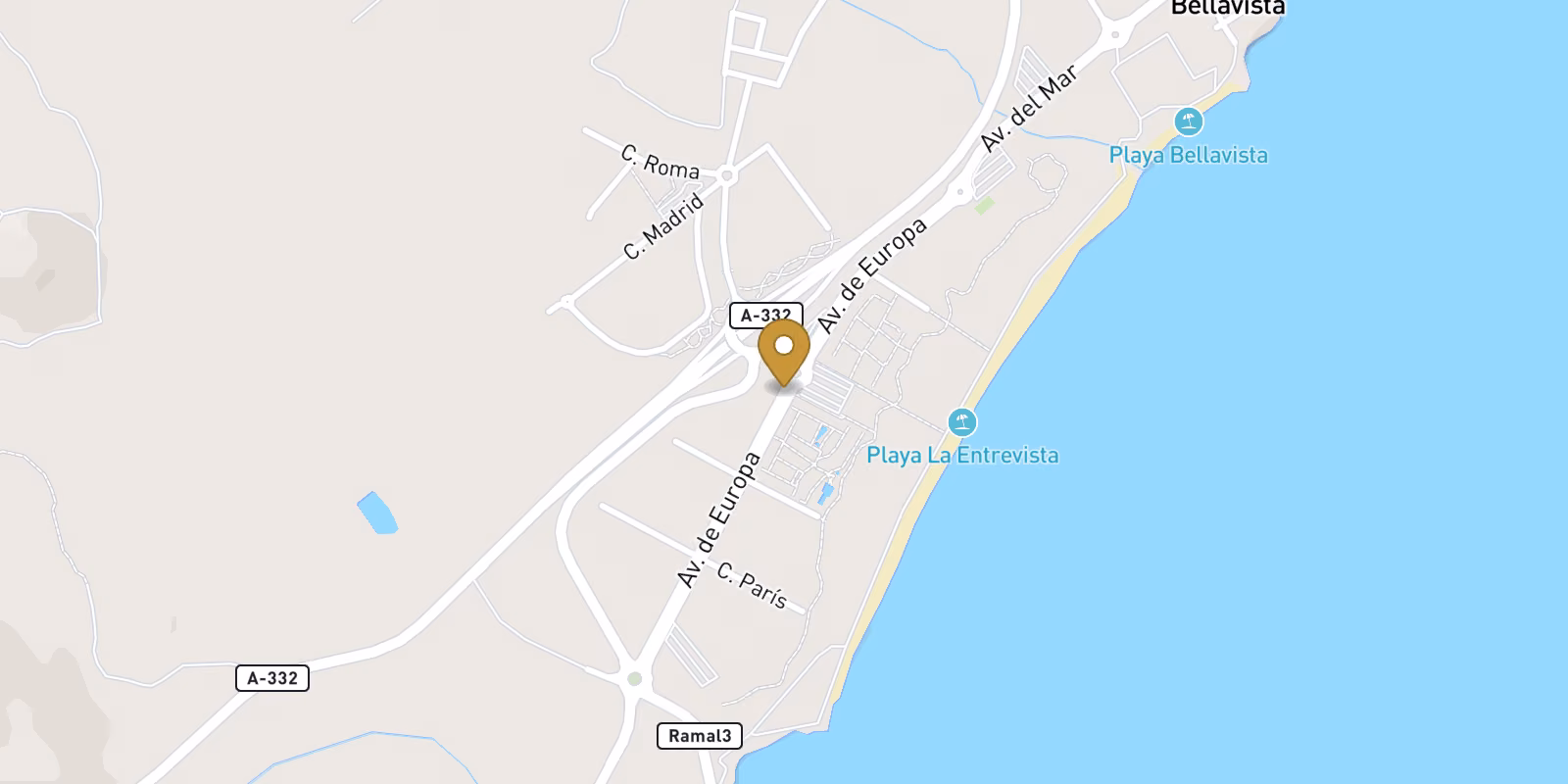 Map — Mar de Pulpi villas in San Juan de los Terreros with live pricing