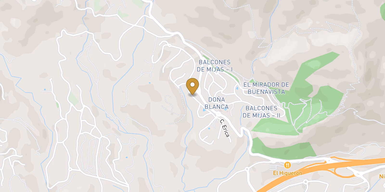 Mapa — Residencias exclusivas de nueva construcción en El Higuerón, Costa del Sol