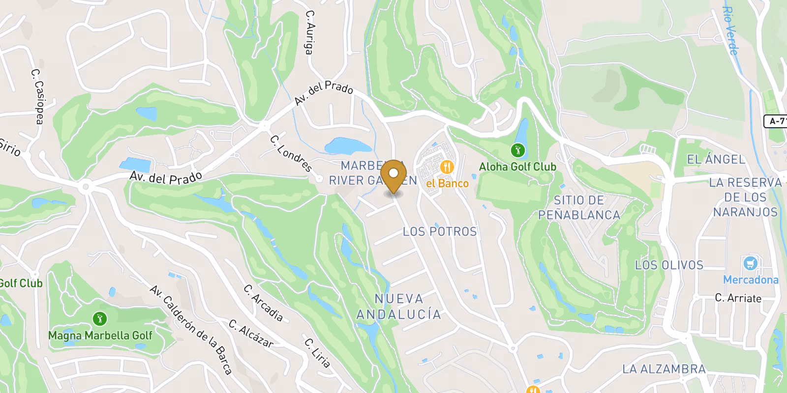 Mapa — Exclusiva villa de lujo en Nueva Andalucía, Marbella, con comodidades de primera clase