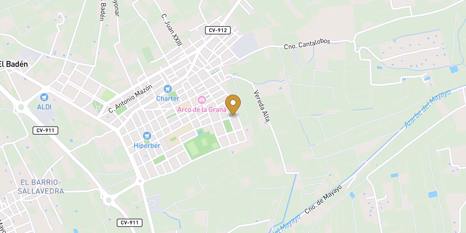 Map — Polideportivo villa in Rafal with private pool