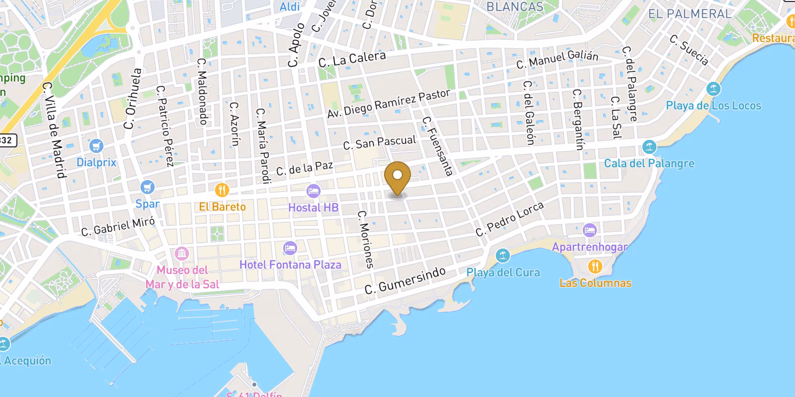 Map — Centro Torrevieja penthouse from EUR440,000