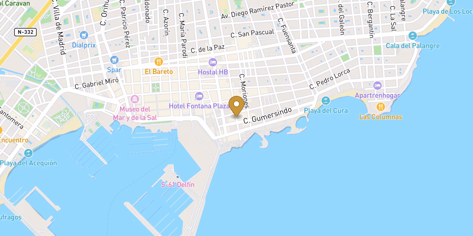 Map — Flexible Playa de El Cura homes in Torrevieja from EUR235,000