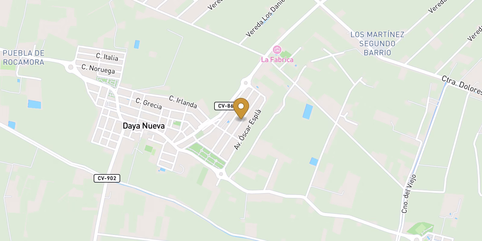 Map — Pueblo semi-detached home in Daya Nueva