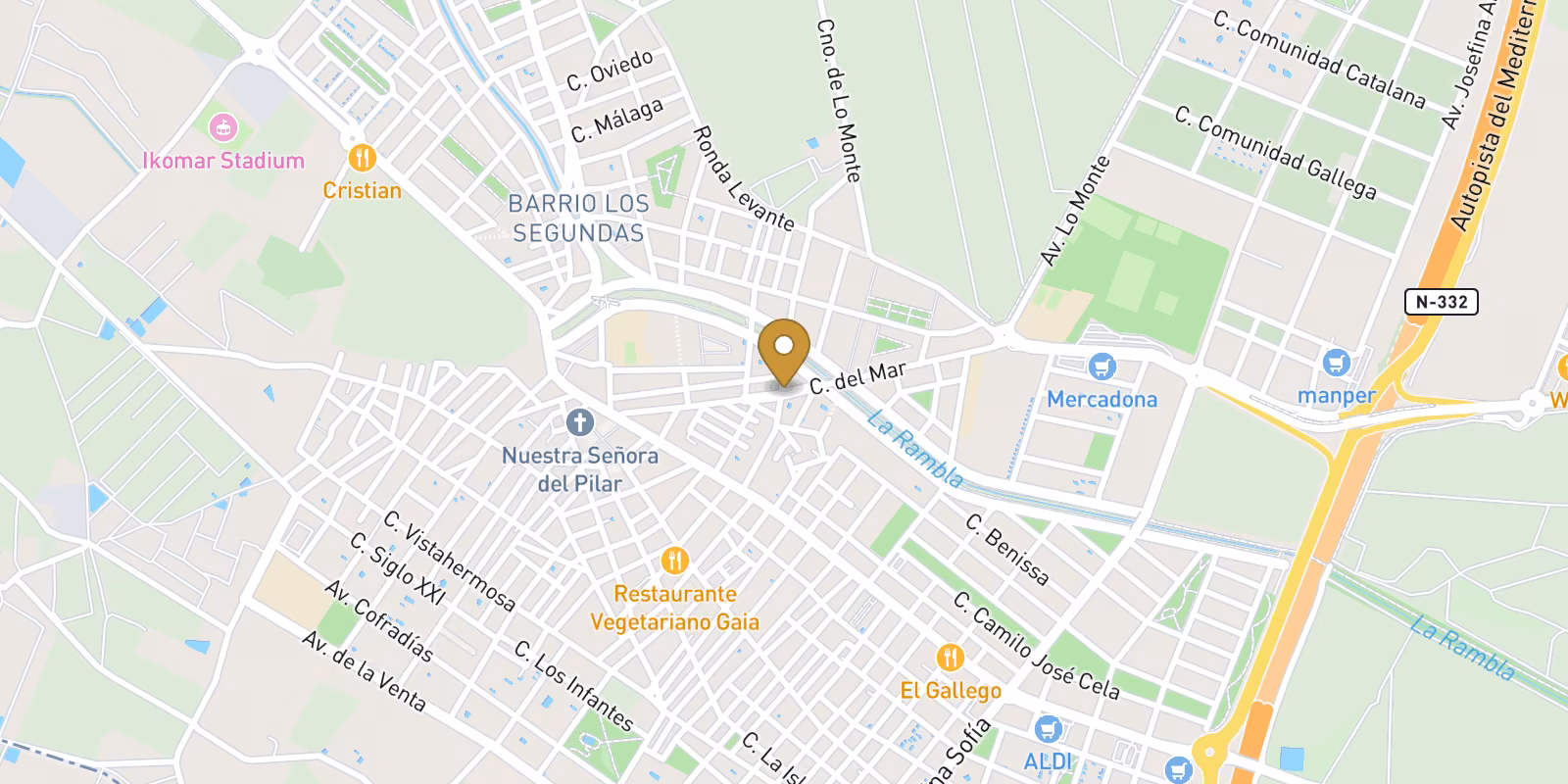 Map — Pueblo 2-bed bungalows with private pools from EUR359,000