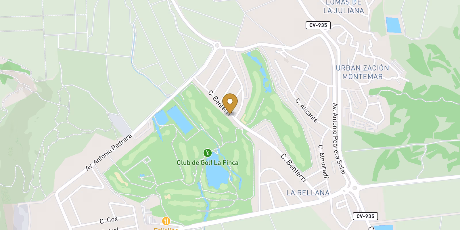 Map — Close-to-golf 3-bed villa in La Finca Golf, Algorfa