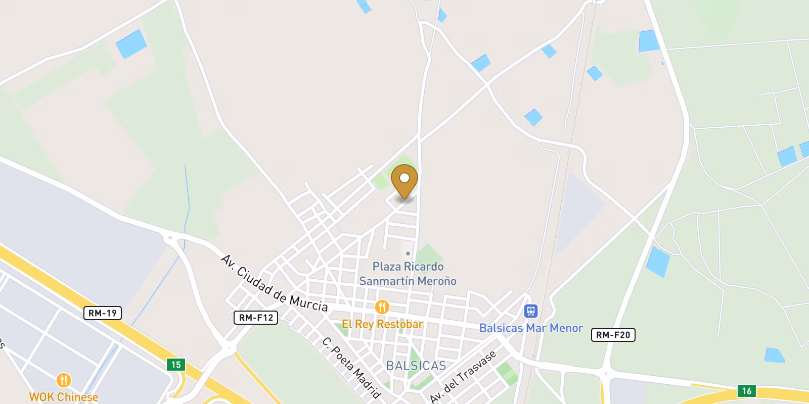 Map — Balsicas 3-bedroom villa in Torre Pacheco