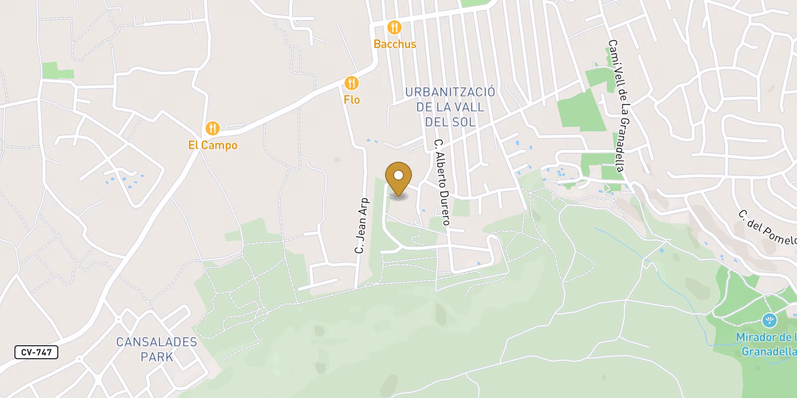 Mapa — Villa de nueva construcción estilo Ibiza con características de lujo en Jávea