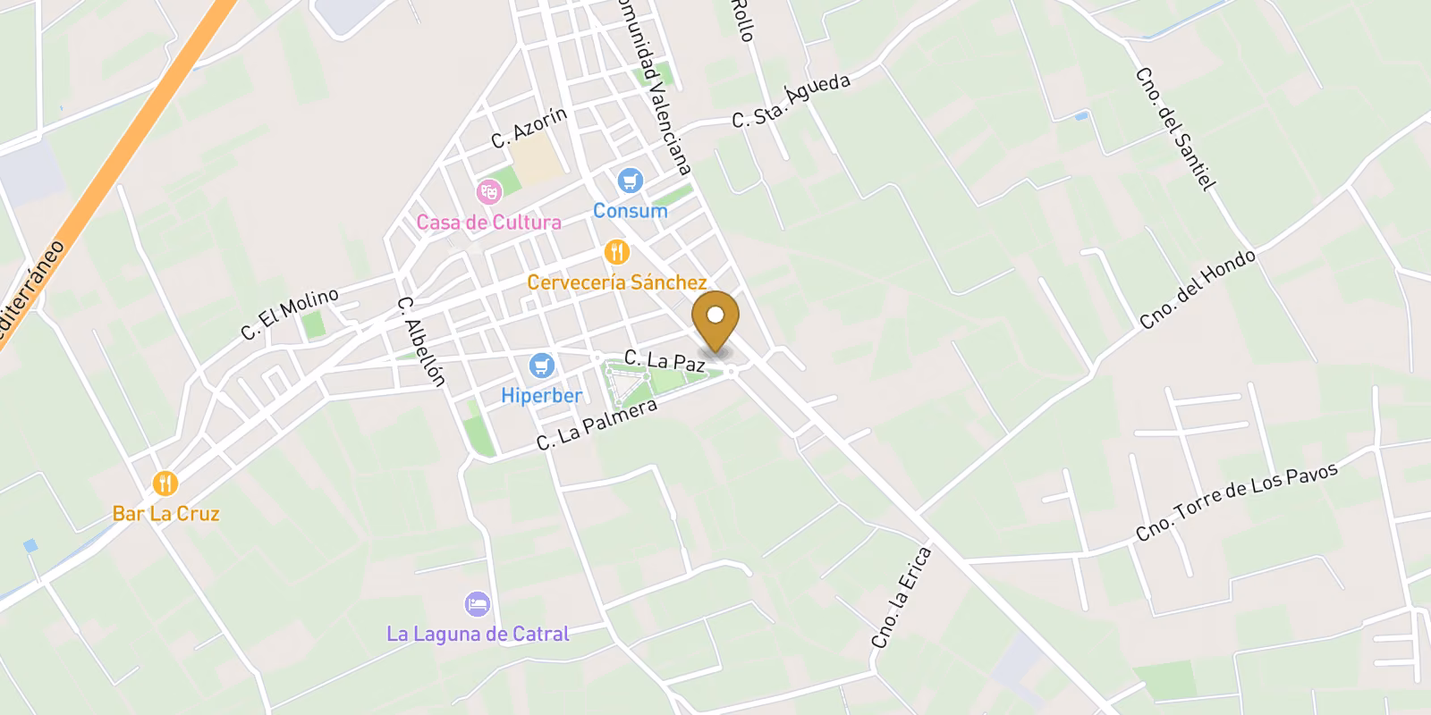 Map — Modern Apartments of New Construction in Catral