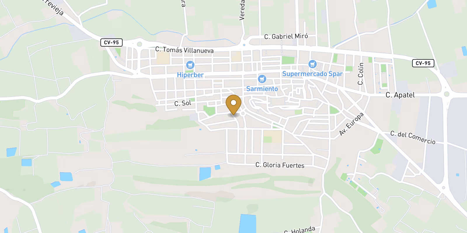 Map — New Build Apartments in Bigastro Costa Blanca
