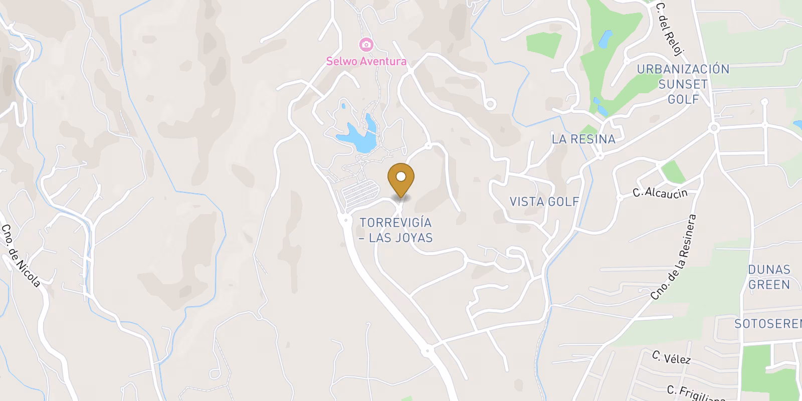 Map — Parque Selwo Estepona apartments with larger layouts