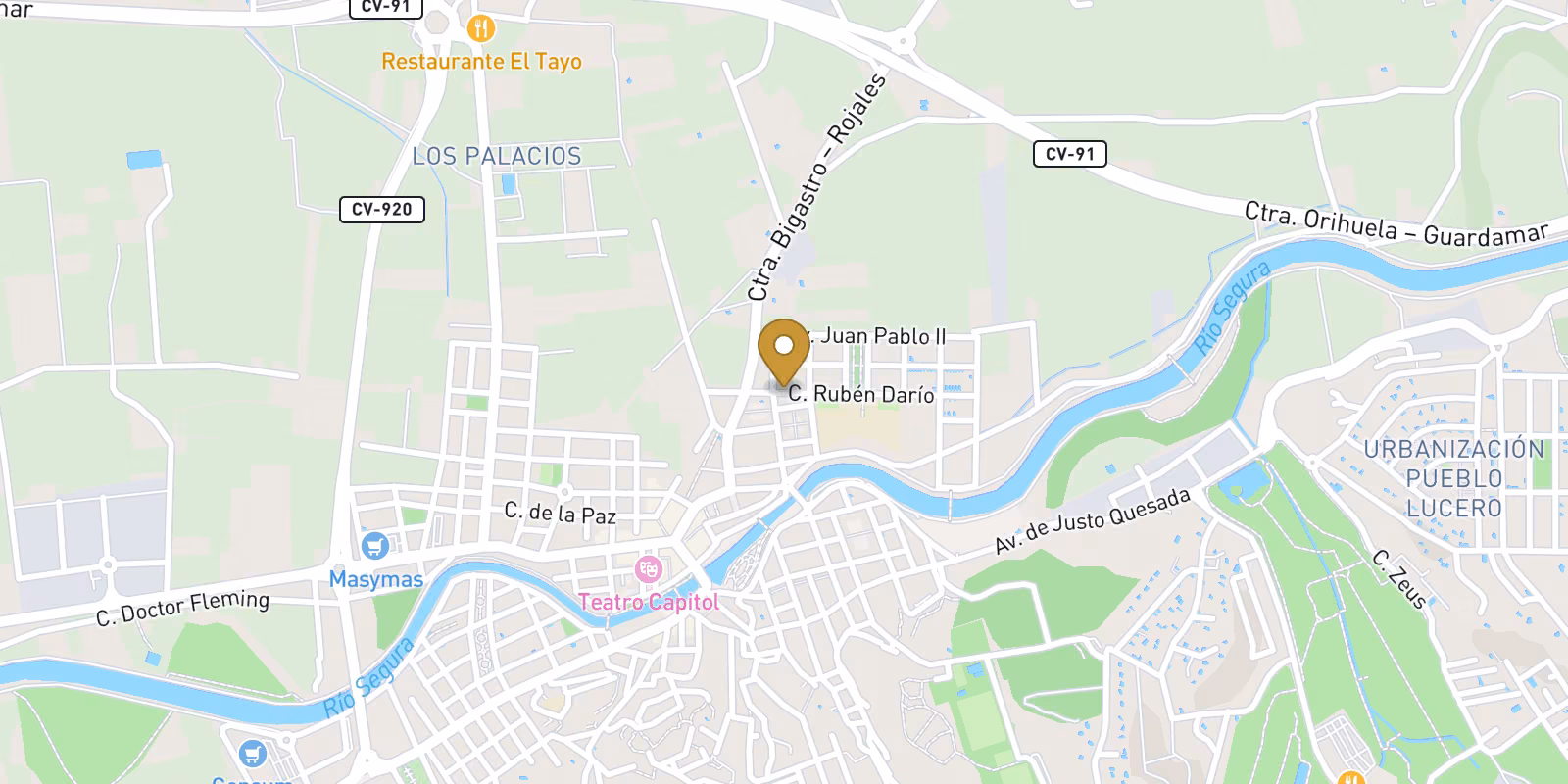 Map — Top-floor bungalow in Pueblo, Rojales with solarium