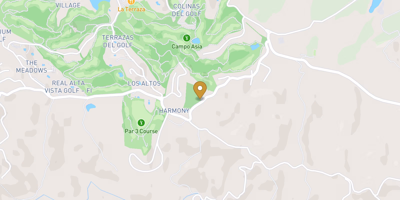 Map — La Cala Golf sea-view apartments from EUR516.9k