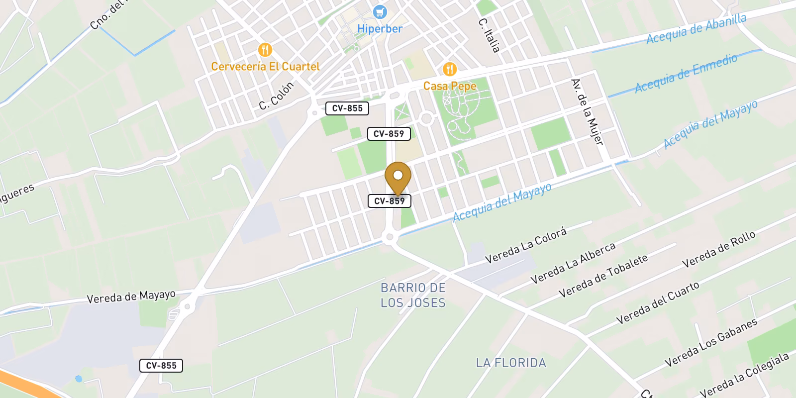 Map — Sector 3 townhouse in Dolores with live price check