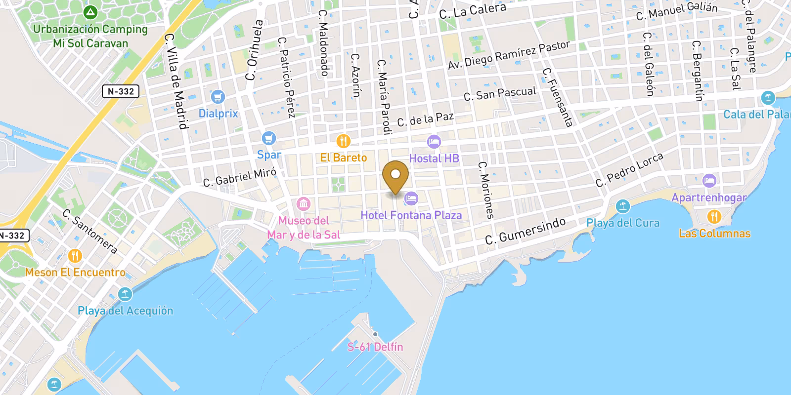 Karte — Penthouse in Centro, Torrevieja