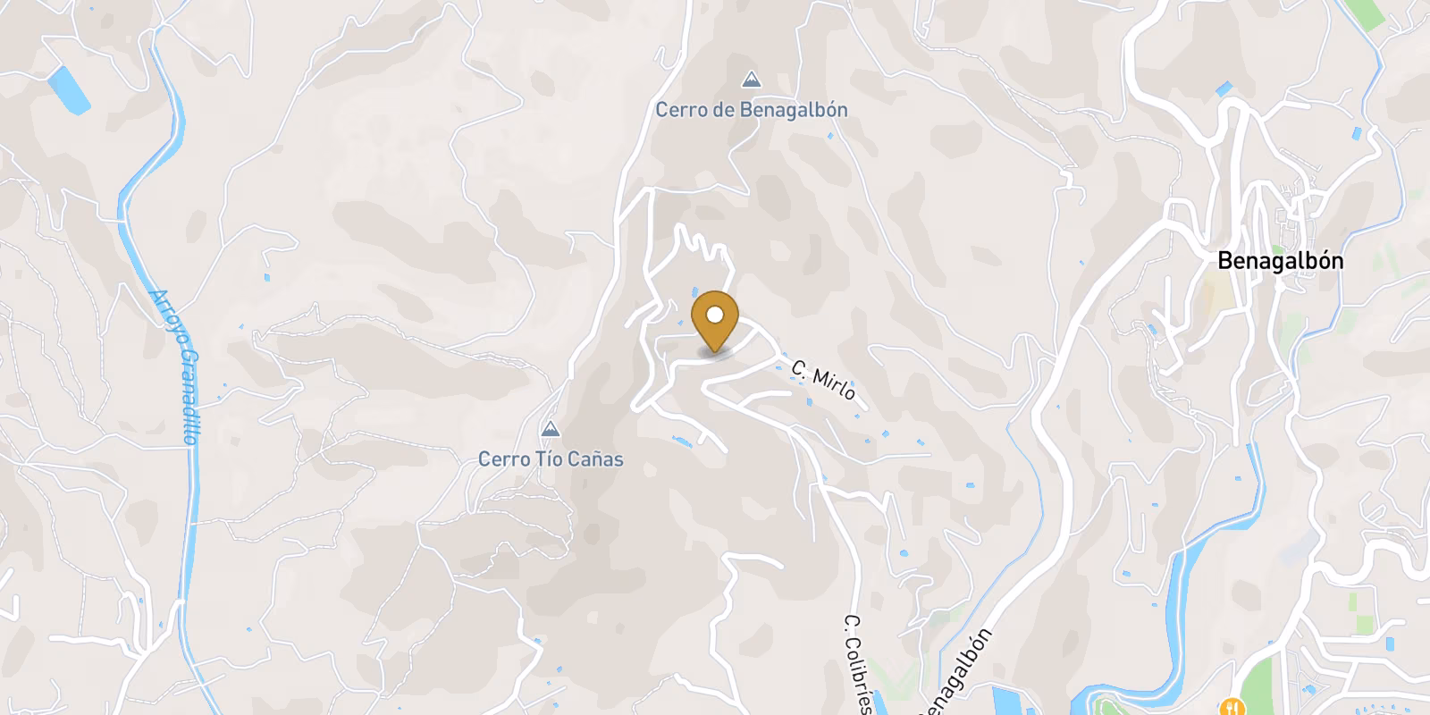 Map — Garcés penthouses in Rincon de la Victoria