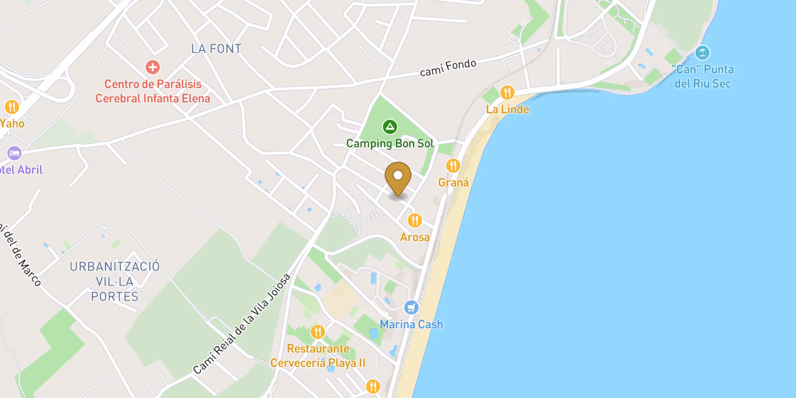 Mapa — Apartamentos de nueva construcción con vistas al mar en Muchavista, El Campello